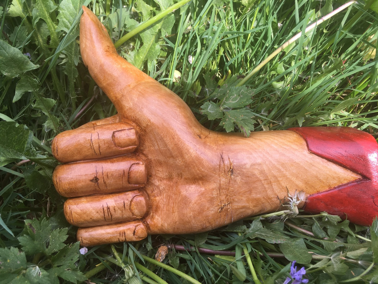 Un pouce en chêne 