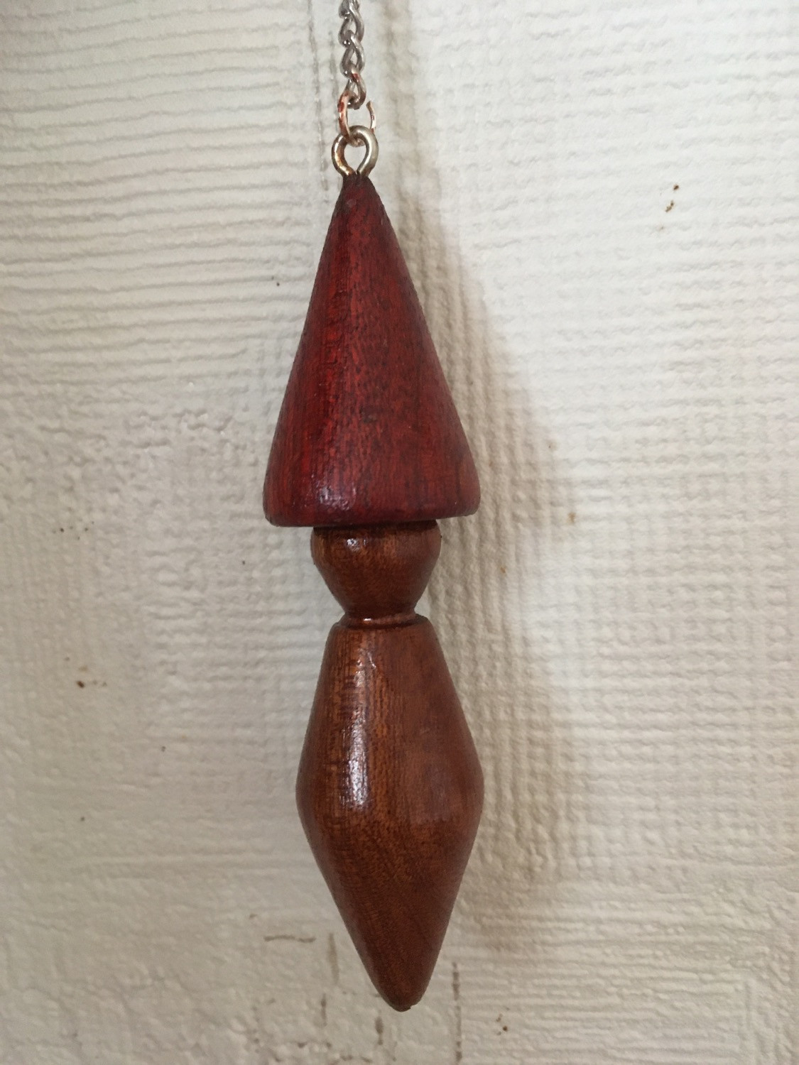 Pendule en acajou 