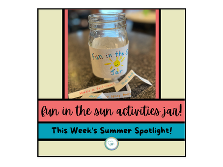 fun in the sun activities jar!  this week's summer spotlight!  