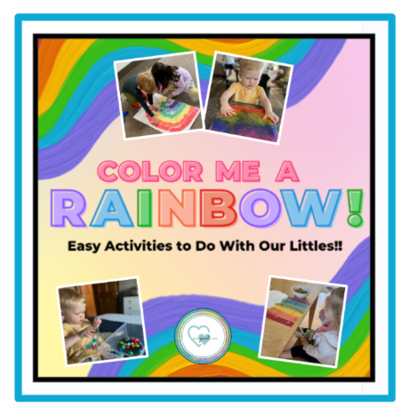 Our Daily Routine Rainbow happy RAINBOW day! color fun with Littles!