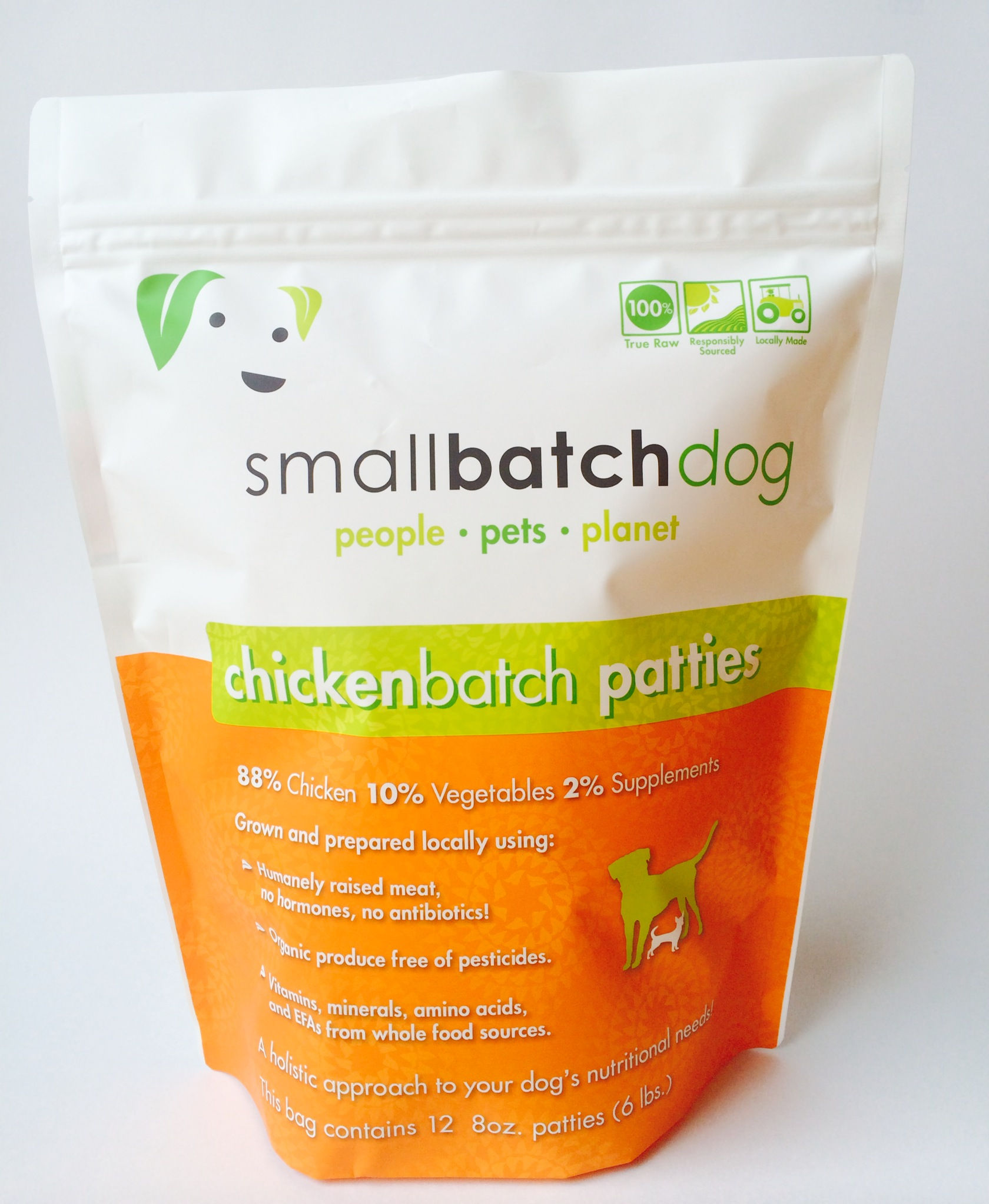 SMALL BATCH FROZEN CHICKEN PATTIES 6LB