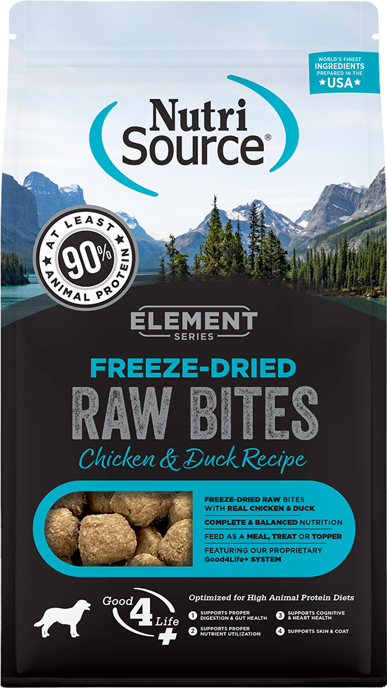 NUTRISOURCE FREEZE DRIED RAW CHICKEN & DUCK RECIPE