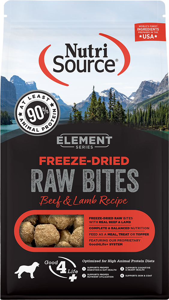 NUTRISOURCE FREEZE DRIED RAW BEEF & LAMB RECIPE