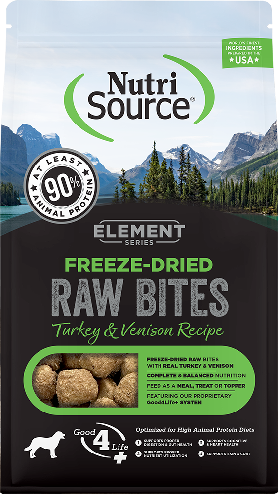 NUTRISOURCE FREEZE DRIED RAW TURKEY & VENISON RECIPE