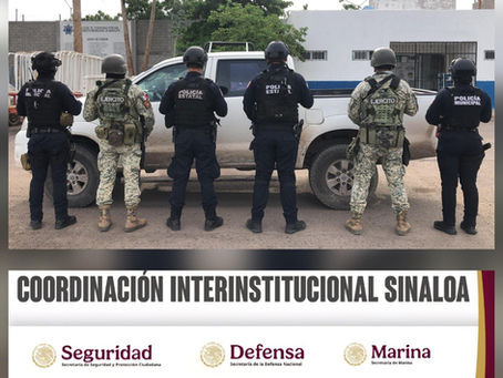 Grupo Interinstitucional recupera camioneta robada, durante recorridos en Navolato
