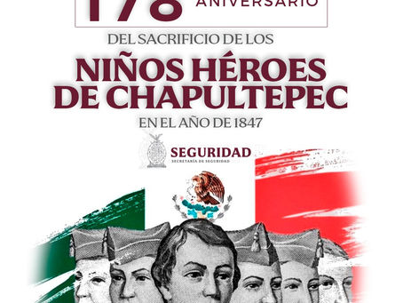 Este 13 de septiembre recordamos a los cadetes del Colegio Militar que perdieron la vida en el Castillo de Chapultepec en 1847 mientras defendían la soberanía mexicana. #SSPSinaloa