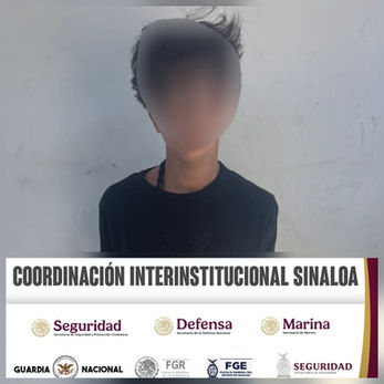 Grupo Interinstitucional detiene a adolescente y le asegura motocicleta sin placas