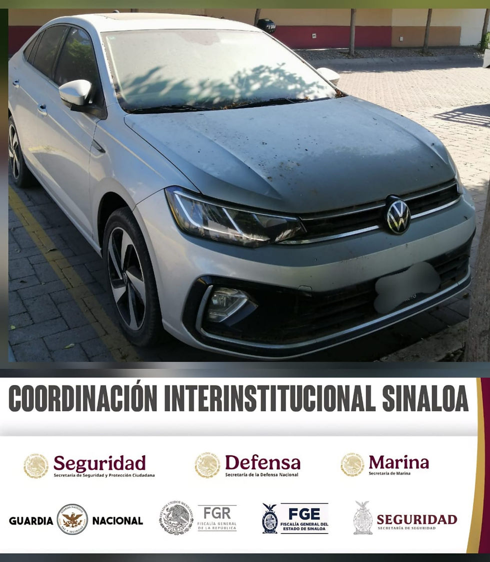 En Culiacán, el Grupo Interinstitucional recuperó 2 vehículos robados