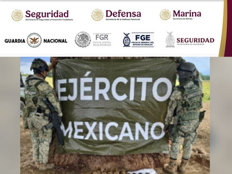 Grupo Interinstitucional asegura artefactos explosivos, cargadores y cartuchos en Navolato