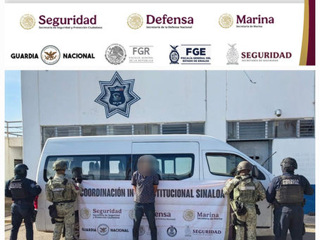 En Villa Juárez, el Grupo Interinstitucional asegura a un civil que circulaba en un vehículo con reporte de robo
