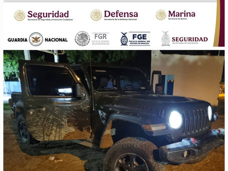Grupo Interinstitucional asegura en Navolato a 4 civiles con armas, cargadores, cartuchos, equipo táctico, un vehÃculo y presuntas drogas