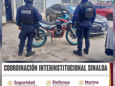 En Culiacán, el Grupo Interinstitucional recupera 2 vehÃculos robados; uno de ellos acababa de ser despojado