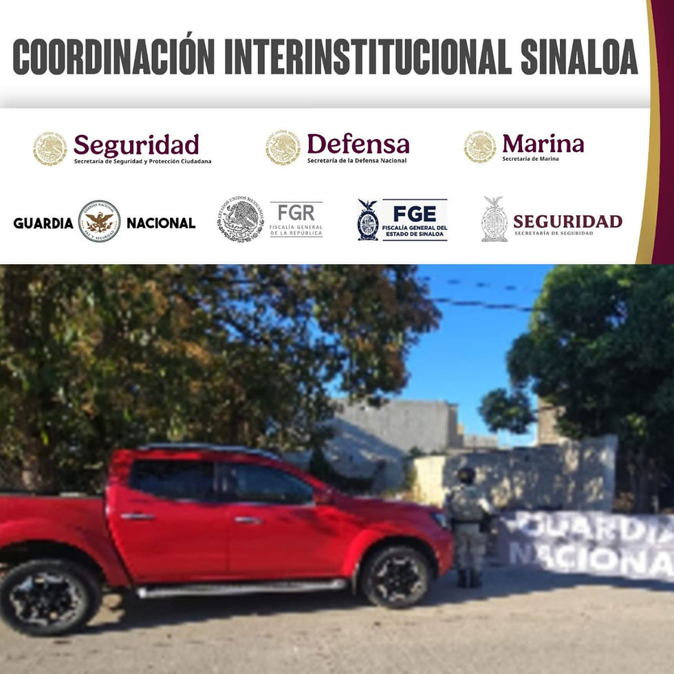 Grupo Interinstitucional asegura 4 vehículos con reporte de robo en Navolato, Elota y Culiacán