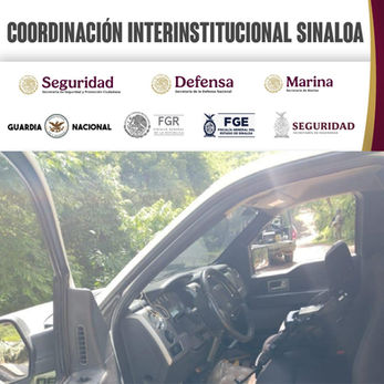 Armas, municiones y cartuchos son asegurados por el Grupo Interinstitucional en Cosalá