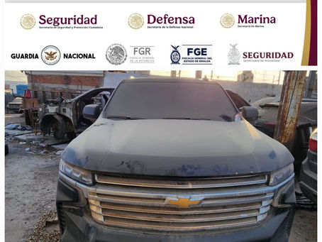 Grupo Interinstitucional asegura 16 vehículos, cargadores, cartuchos y un chaleco en Mazatlán