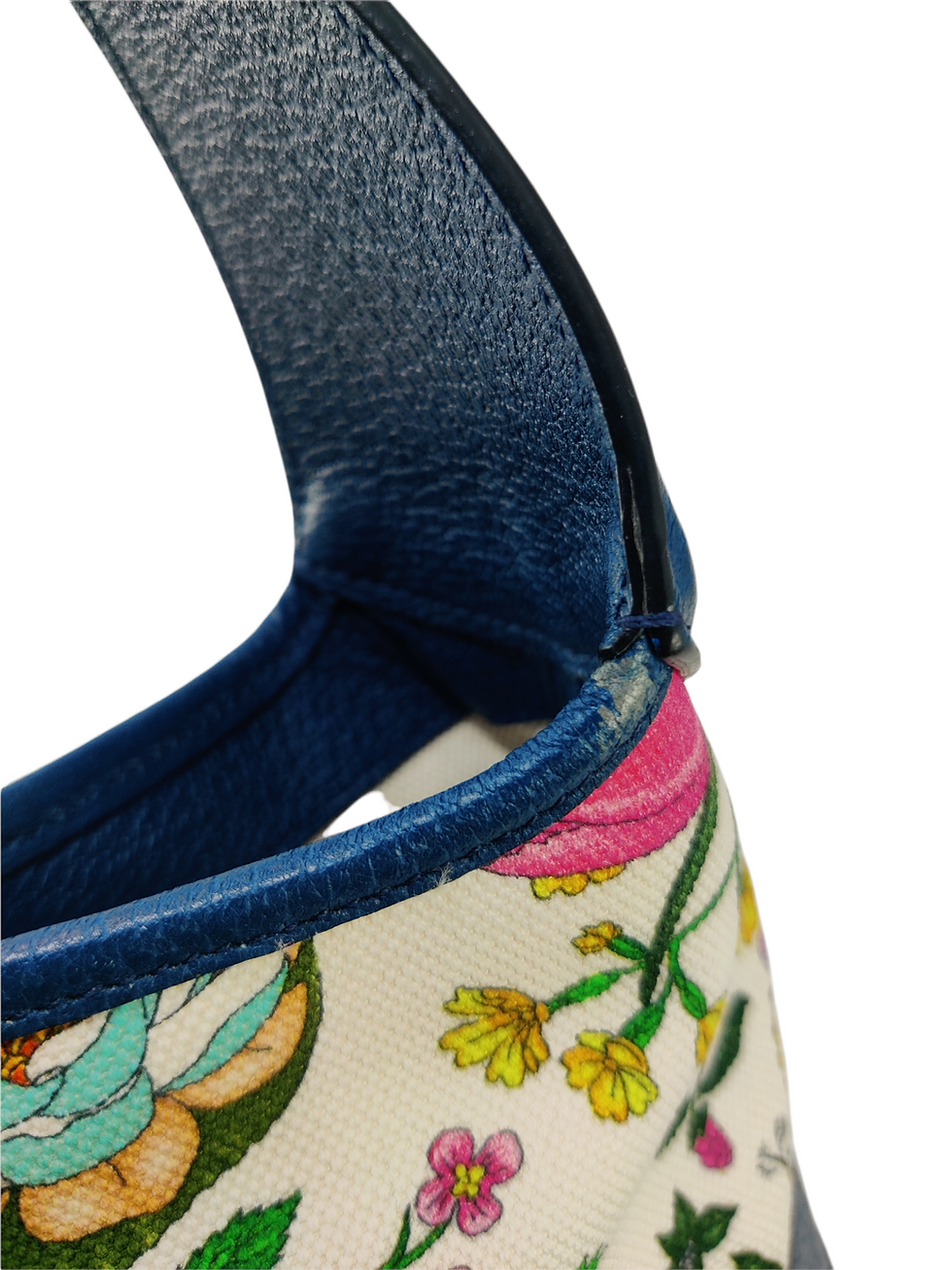 Thumbnail: Gucci Jackie Hobo Flora Canvas With Leather Medium