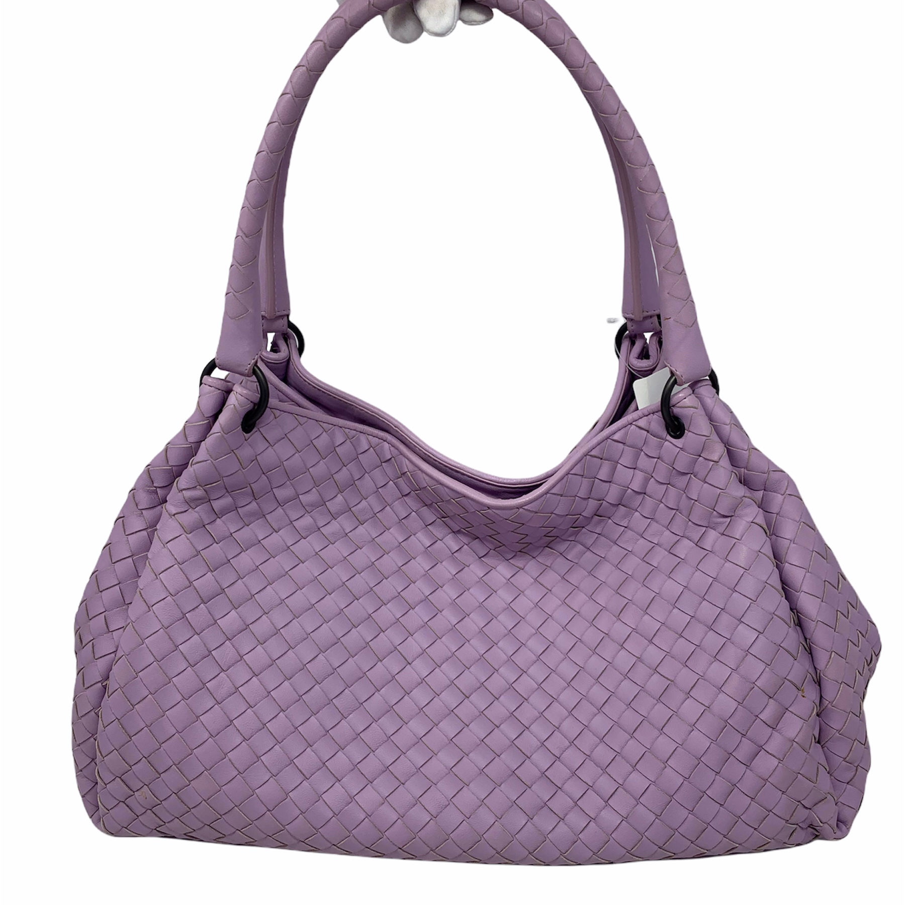 Bottega Veneta Lilac Leather Parachute Bag