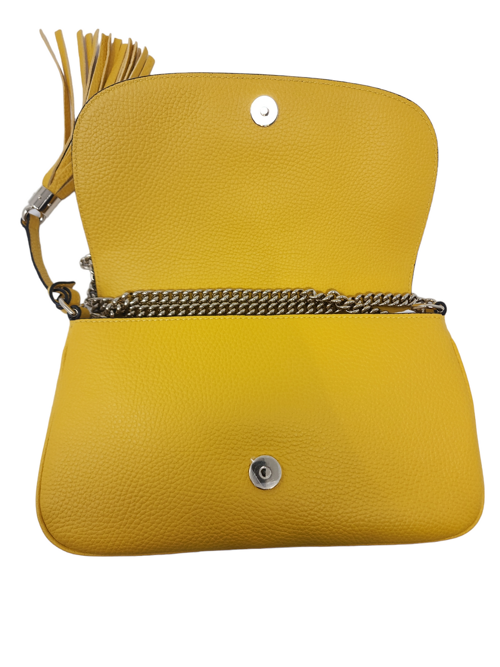 Thumbnail: Gucci Soho Chain Tassel Flap Bag Yellow