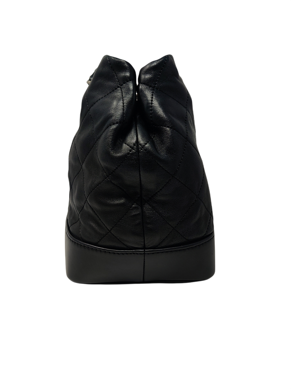 Thumbnail: Chanel Black Quilted Lambskin Leather CC Soft Charm Tote Medium