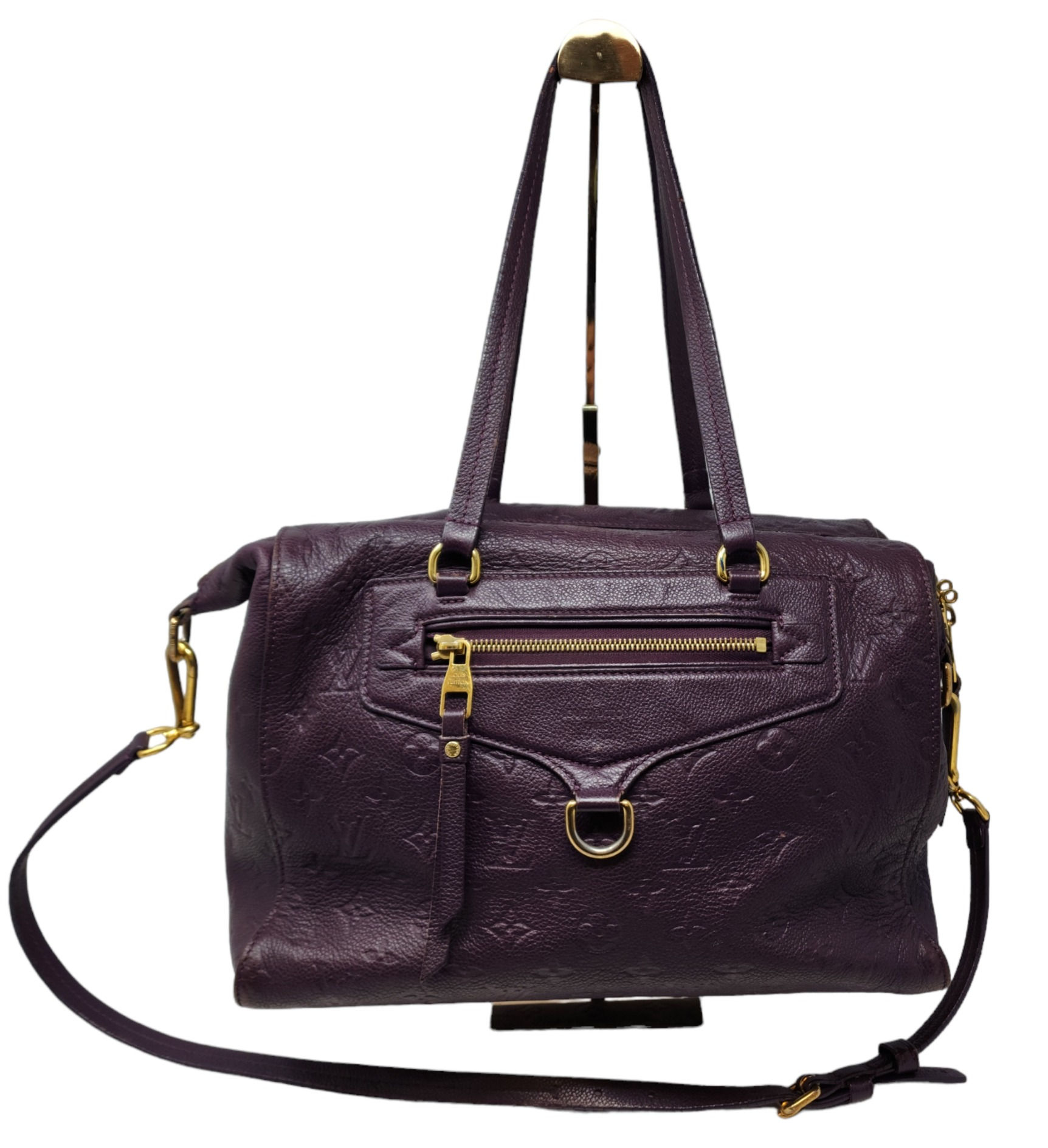 Louis Vuitton Lumineuse Handbag Purple