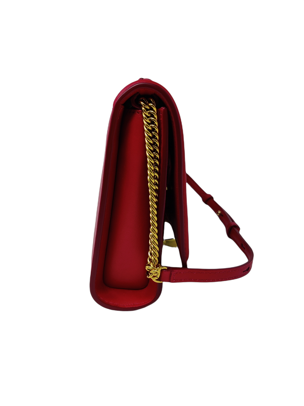 Thumbnail: Alexander McQUEEN Magenta Leather The Story Crossbody Bag