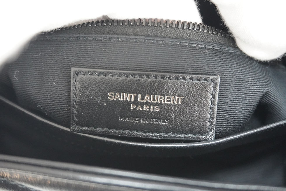 Thumbnail: Saint Laurent Loulou Toy Bag Chevron Quilted Leather Black