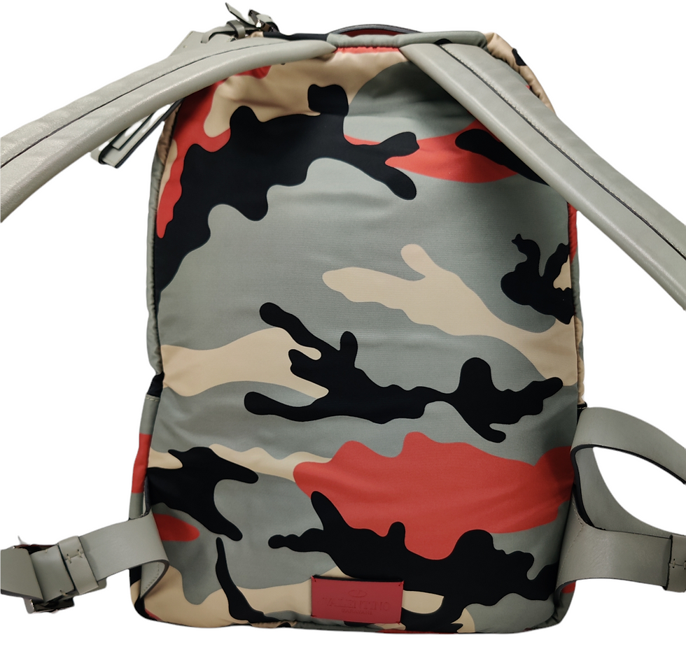Thumbnail: Valentino Camo-Print multicolor Nylon backpack