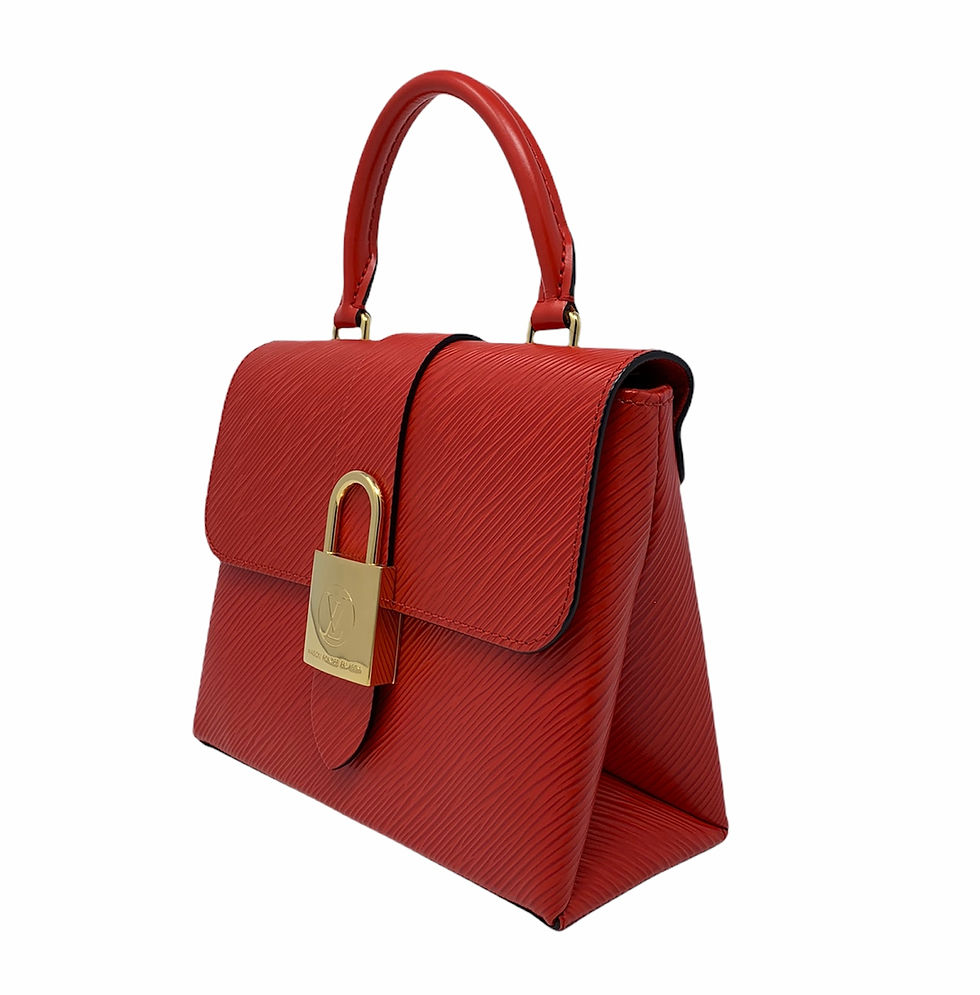 Thumbnail: Louis Vuitton Red Epi Leather Locky BB