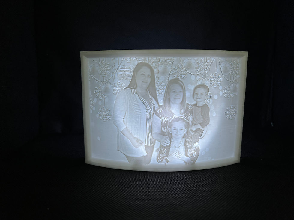 3-D LITHOPHANE PHOTO