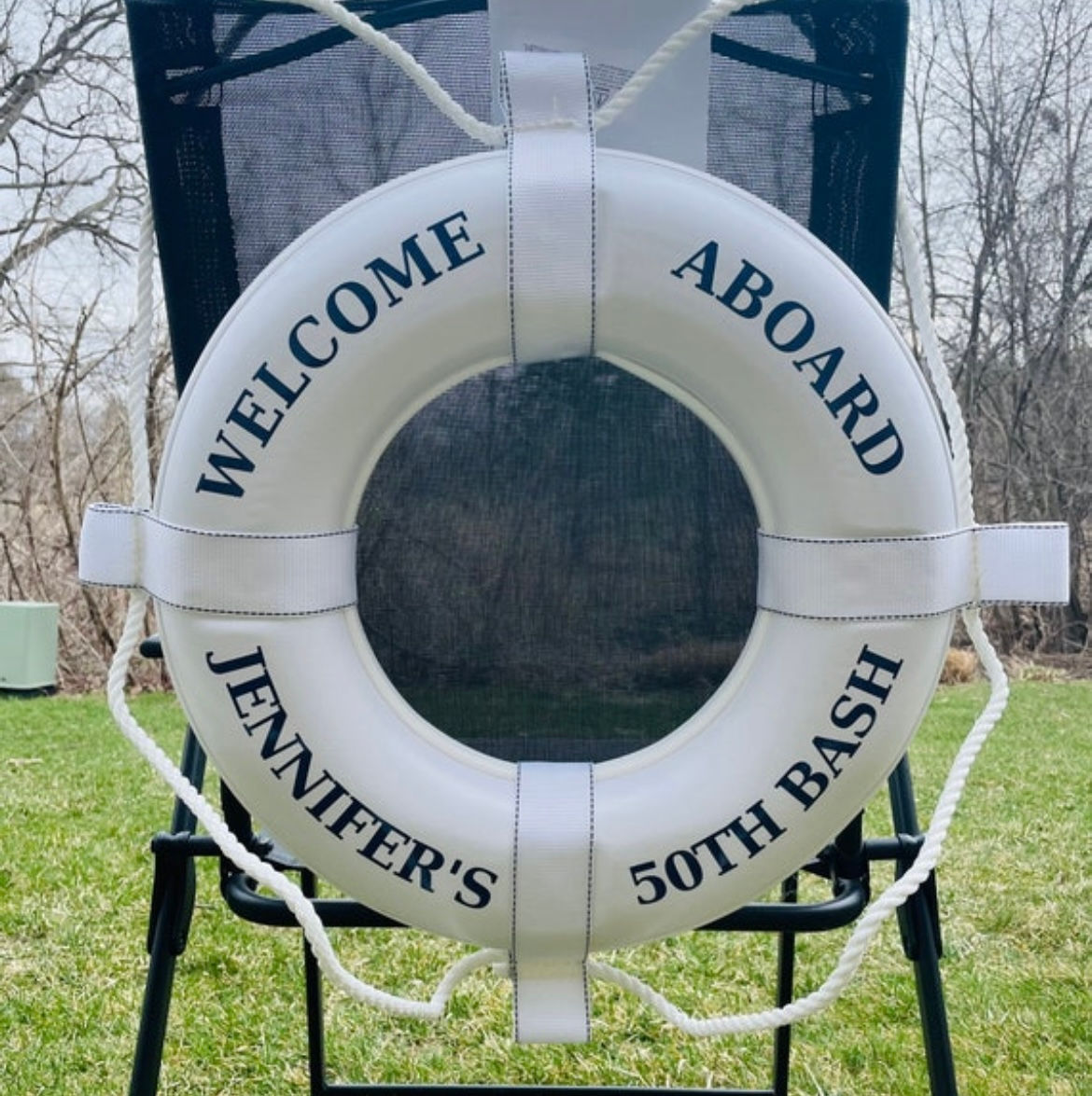 USCG Approved Ring 4 sided Customization