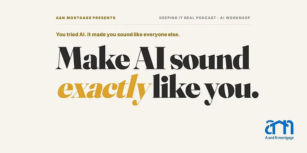 Make AI Write in Your Voice