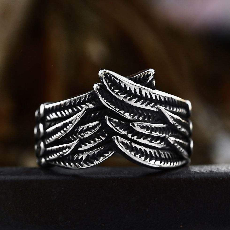 Thumbnail: Fashion 316L Stainless Steel Simple Rings For Men Women 
