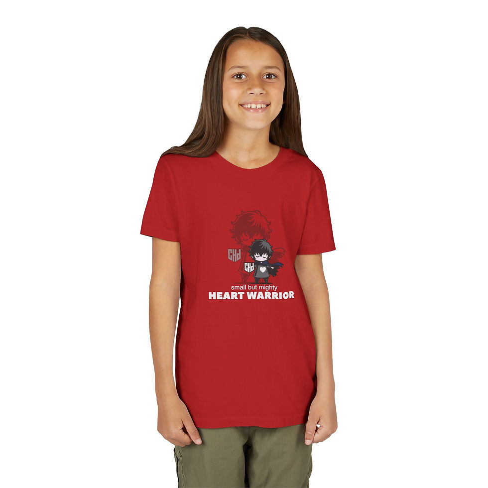 Thumbnail: Kids Small But Mighty Heart Warrior Tee