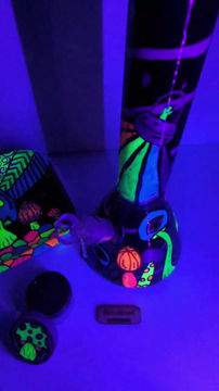 Thumbnail: video of the entire "Cosmic Fungi" collection in blacklight