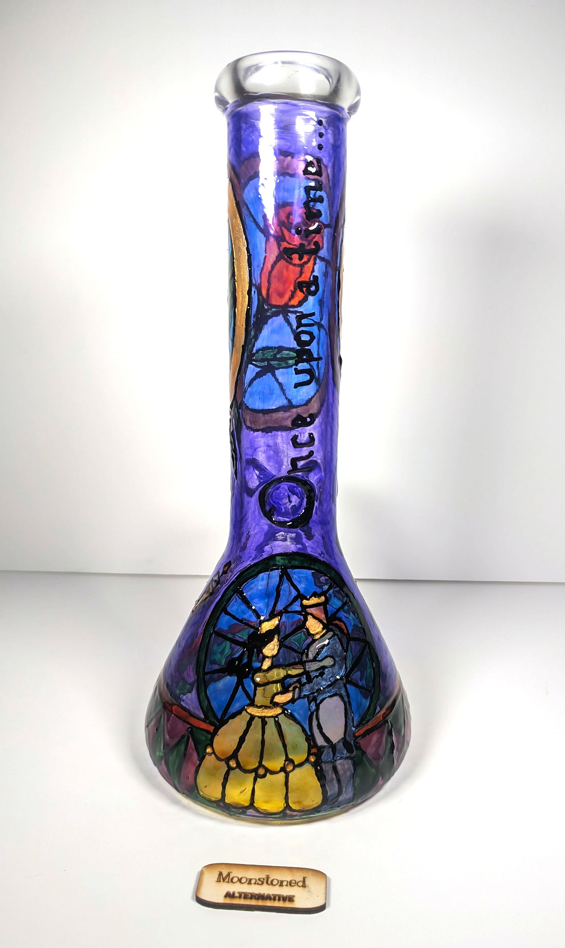 Main view of the "Enchanted Rose" Collection showing off the stained-glass inspired details of the fairy-tale inspired collection.