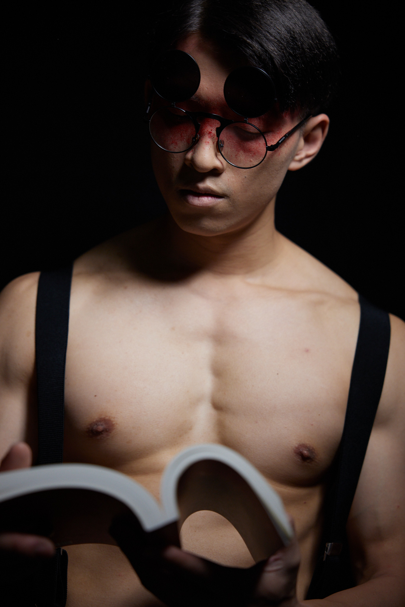 Close-up character portrait of Terrence Leung in 惡之華