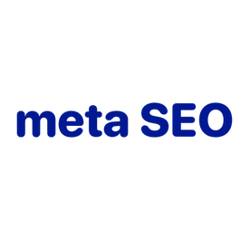 image of the phrase meta SEO in rounded font