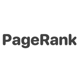 image of the word PageRank in rounded typeface