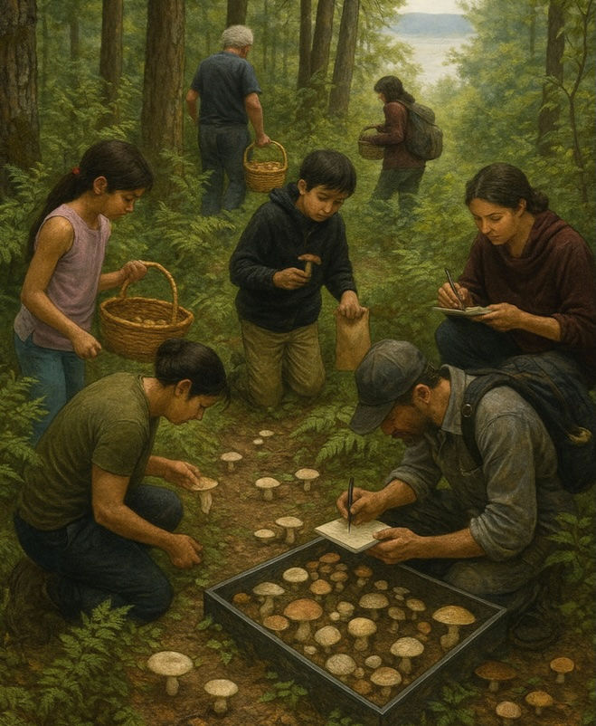 September Mushroom Foray - Garland - Spring Creek Forest Preserve