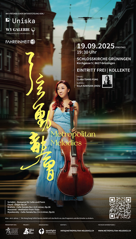 Flyer Konzert Grüningen Schweiz