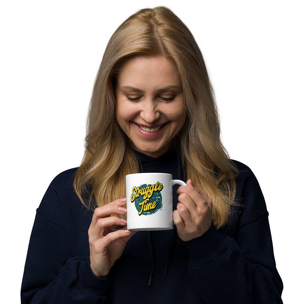Thumbnail: Struggle Time Circle mug