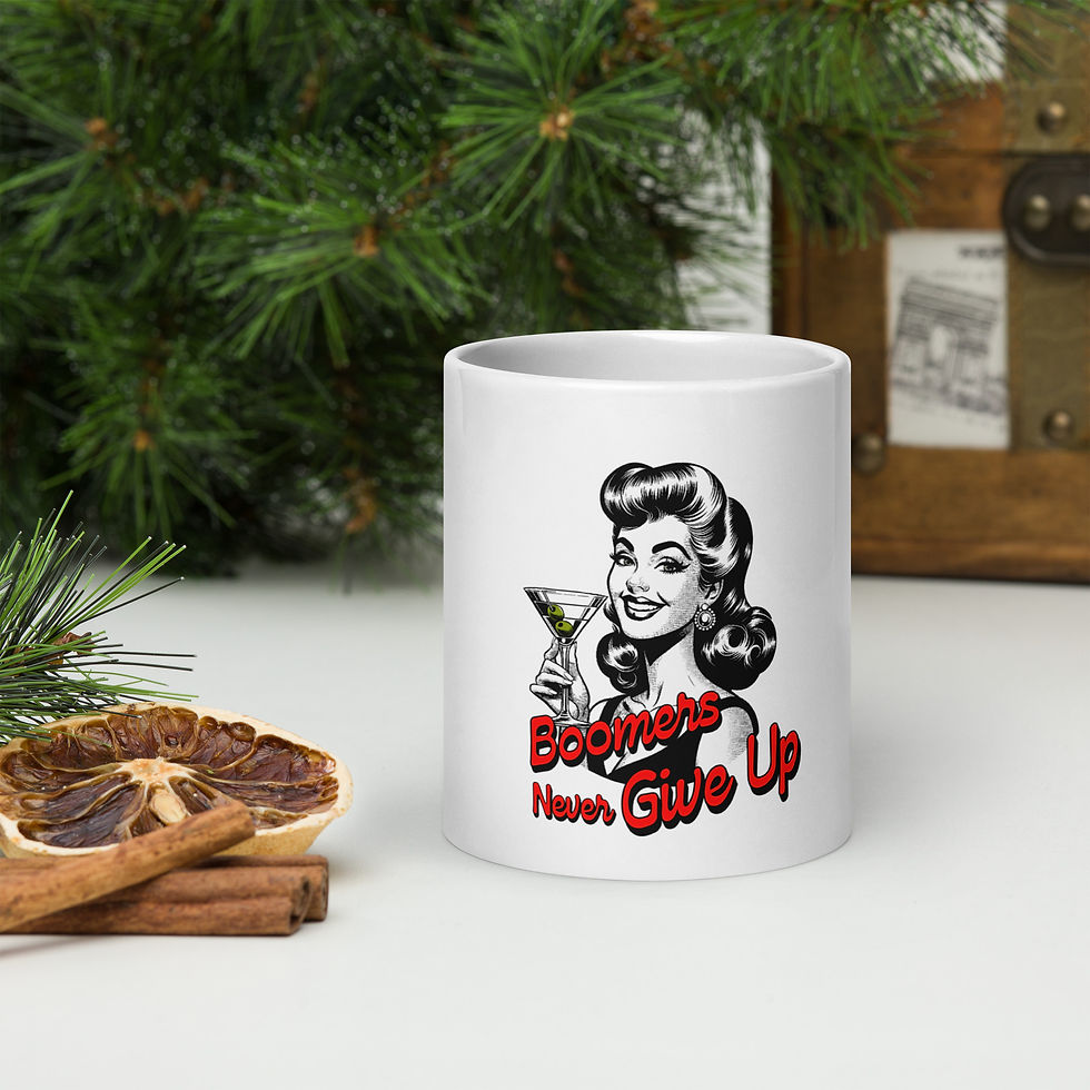 Thumbnail: Boomers Never Give Up mug