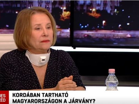 Az ATV vendége volt Pusztai Erzsébet