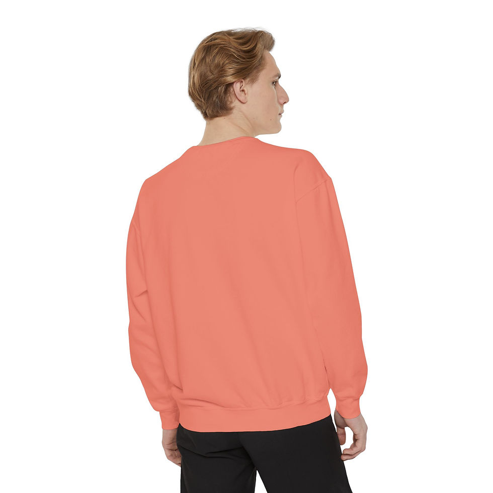 Thumbnail: Cheeky Chinchilla Sweatshirt, Cozy Unisex Sweatshirt, Garment-Dyed Crewneck, 