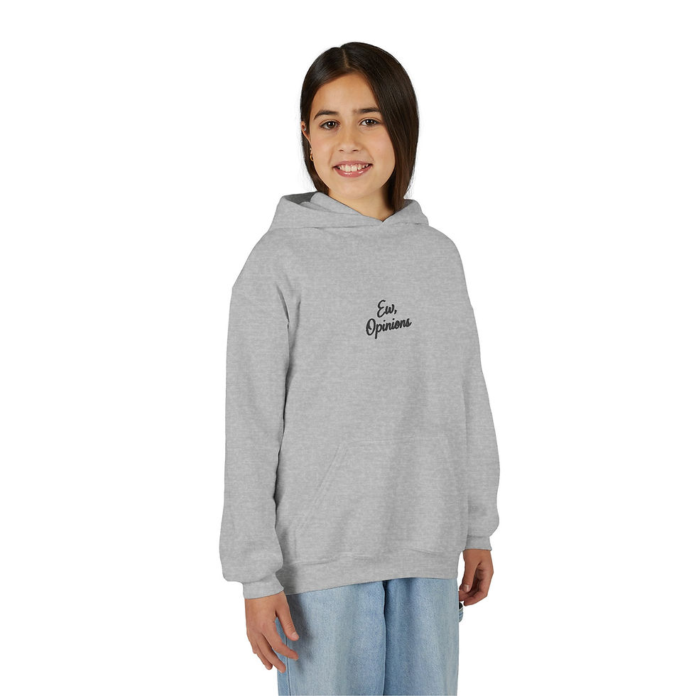 Thumbnail: Ew. Opinions Youth Hoodie - From The Cheeky Chinchilla