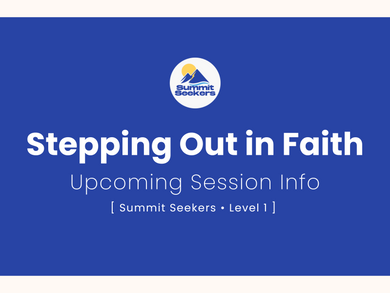 Stepping Out in Faith