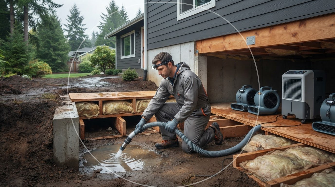 Crawl Space Water Damage Restoration in Arlington: What Homeowners Should Know