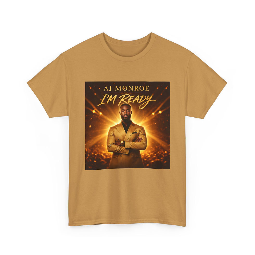 Thumbnail: AJ Monroe "I'm Ready" Album Cover T‑Shirt