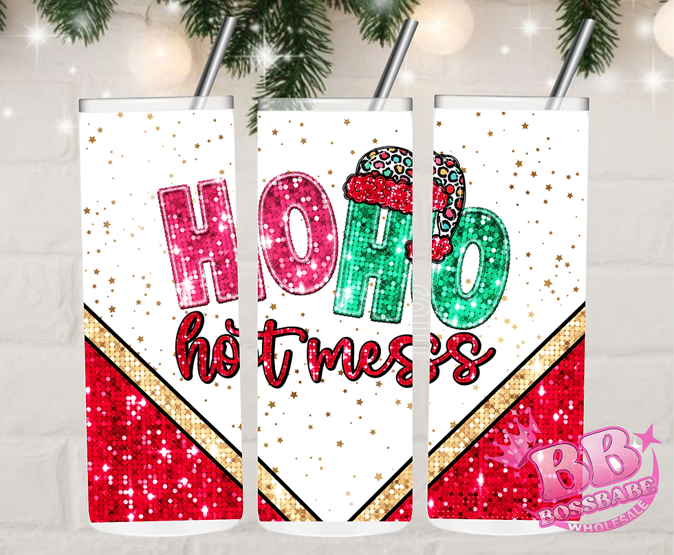 20oz Hoho Hotmess - UV DTF Print