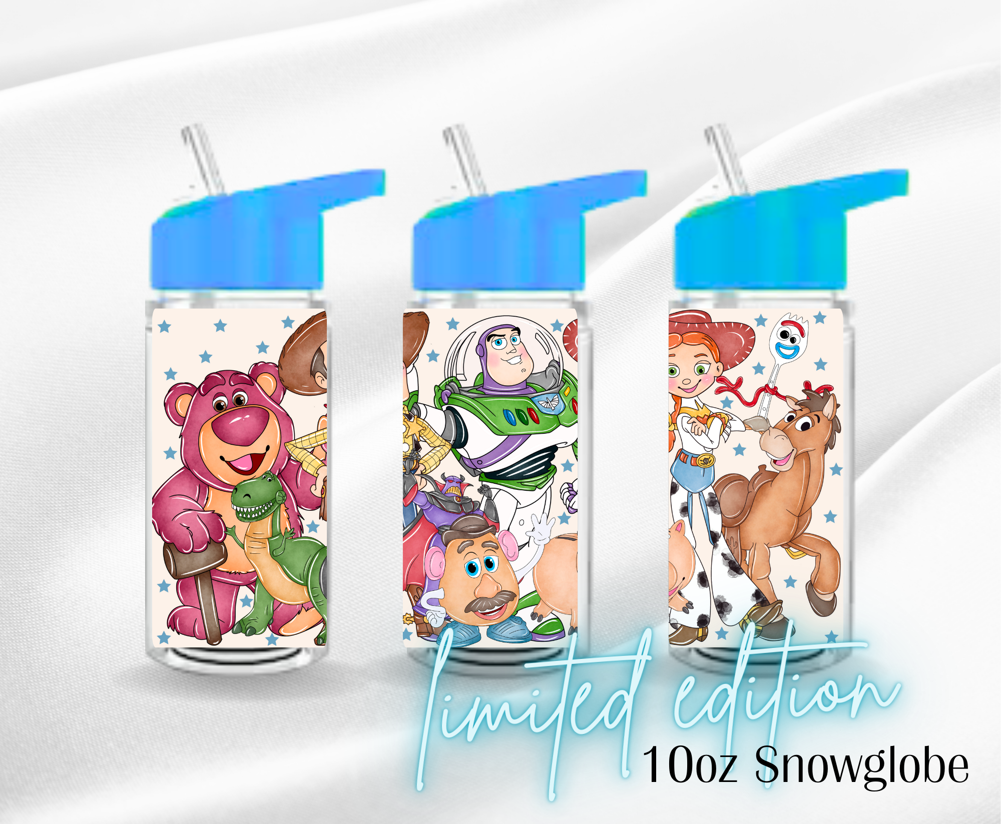 Toy Story Drawing - 10oz Snowglobe UV DTF Wrap